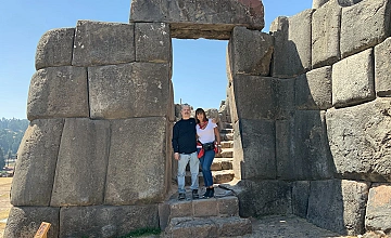 Sacsayhuamán en Cusco, Perú: muros incas de piedra y fortaleza