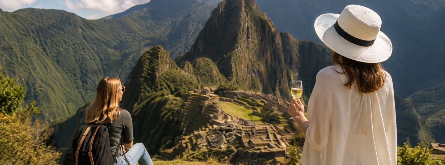 Tour económico vs tour de lujo en Perú desde Uruguay